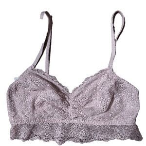PINK Victoria's Secret Pink Lace Bralette Size Small